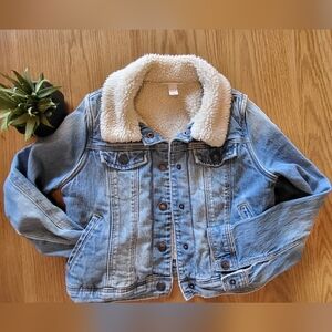 Size 7/8 Girl's Cat & Jack Denim Jacket